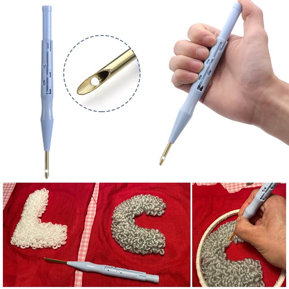Embroidery punch needle