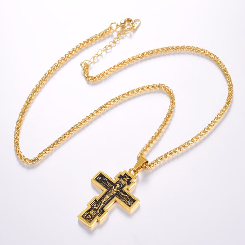 Crucifix Pendant Necklace