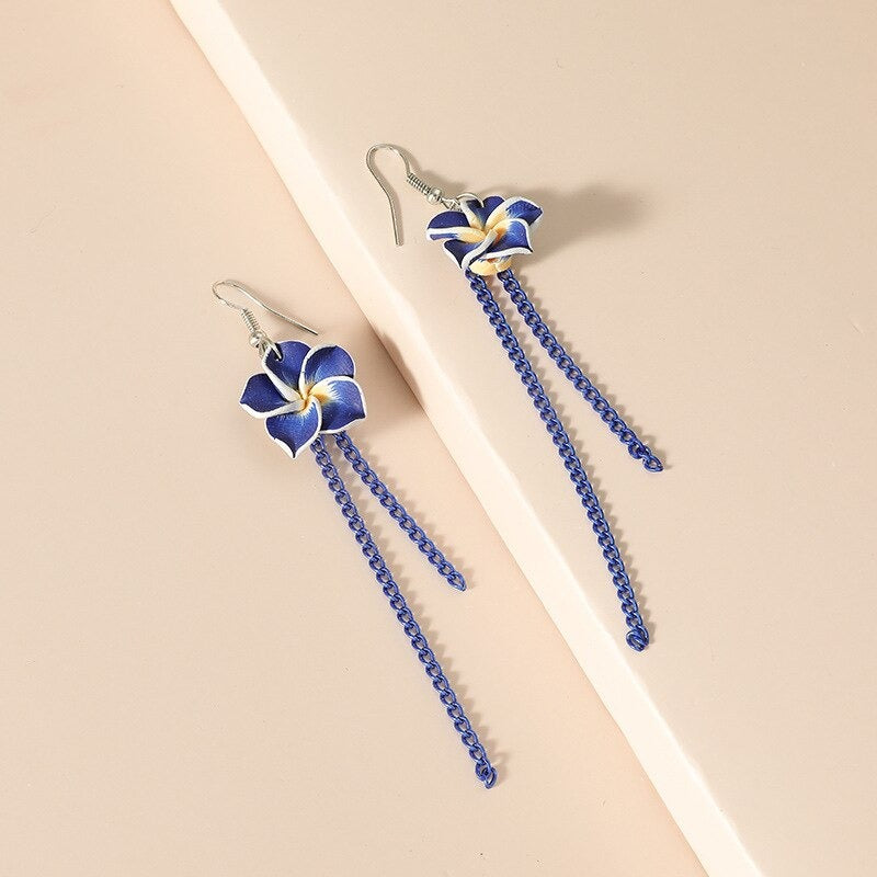 Flower Drop Earrings
