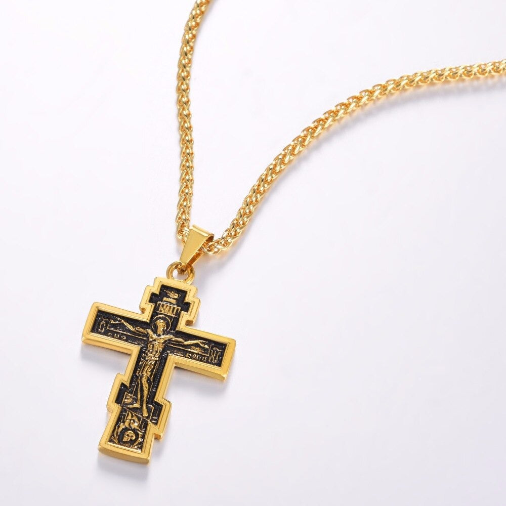 Crucifix Pendant Necklace