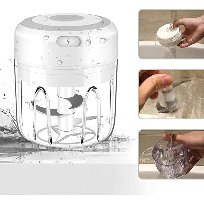 Mini electric food processor