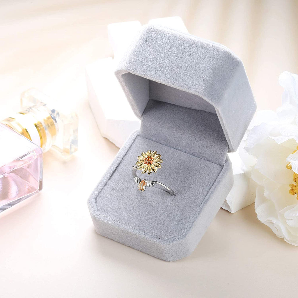 Sunflower Fidget Ring