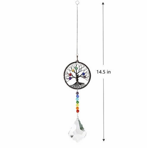 Tree of Life Crystal Sun Catcher