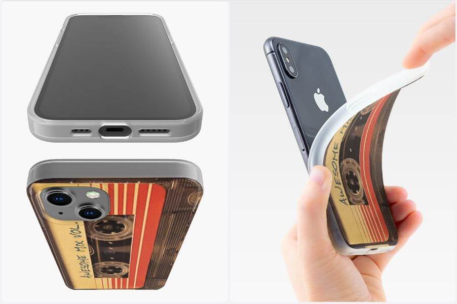 Cassette Tape Silicone Phone Case