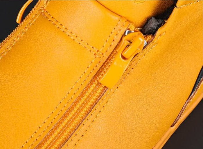 Vulcanized Microfiber Leather Men's Shoes