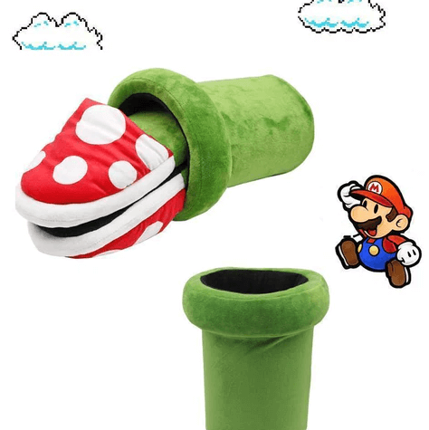 Piranha Flower Plush Slippers