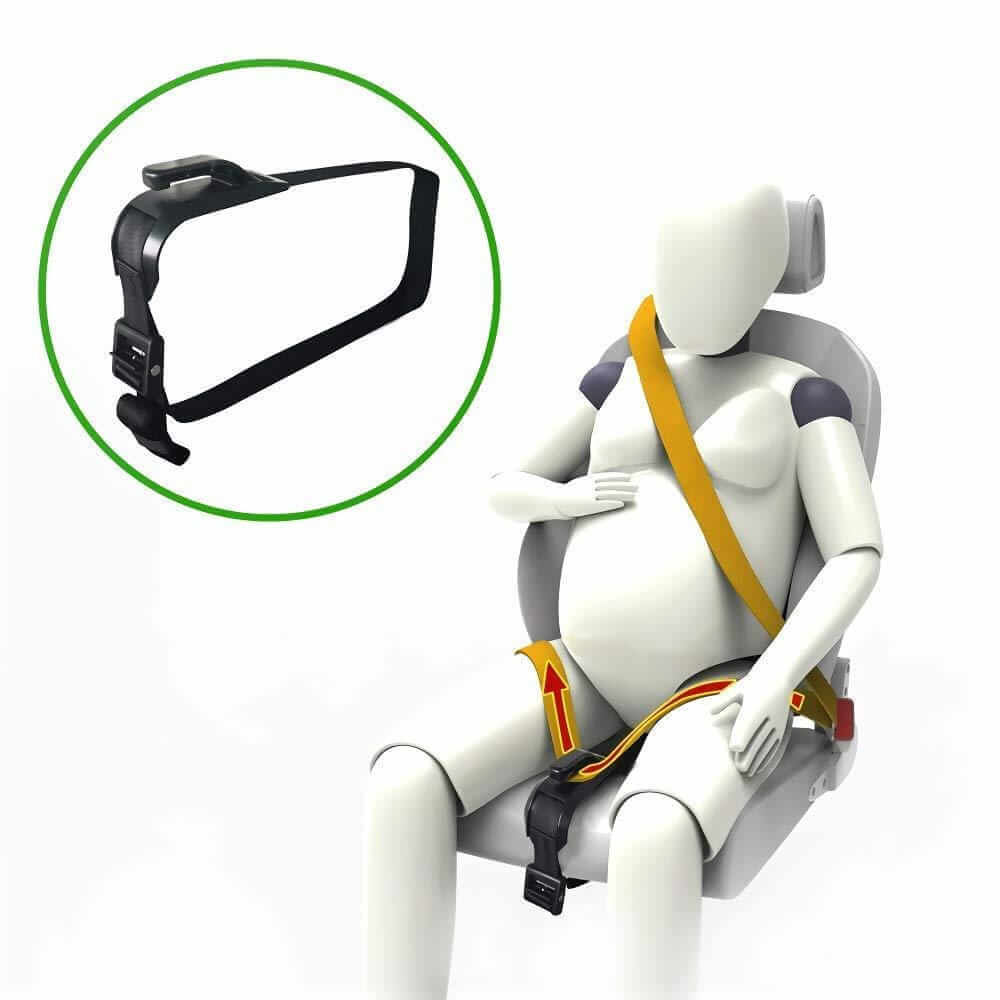 Baby belly support Seat belt