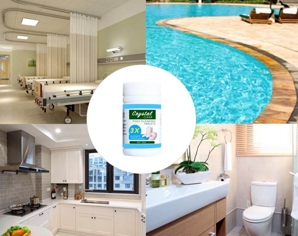 Rensepiller for svømmebasseng