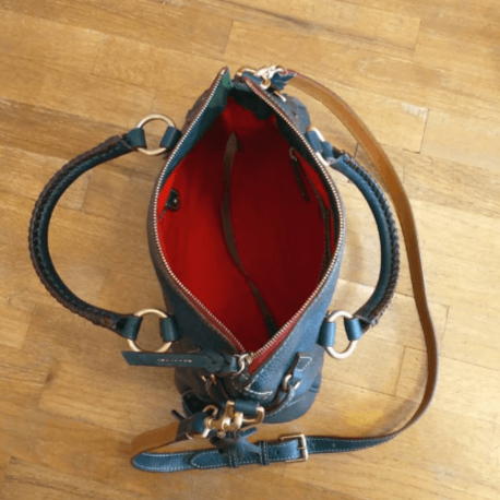 Dameveske i mykt skinn