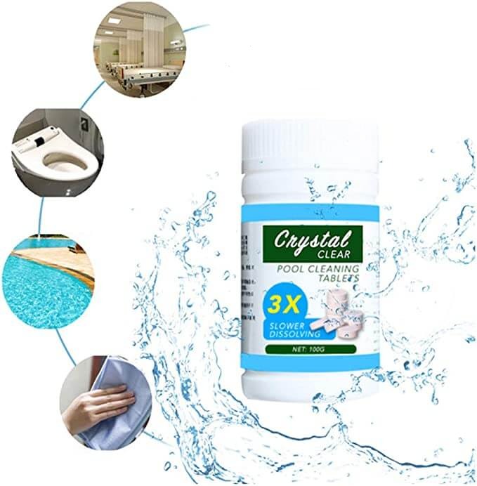 Rensepiller for svømmebasseng