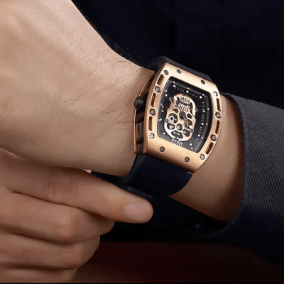 Pirat hodeskalle herreklokke