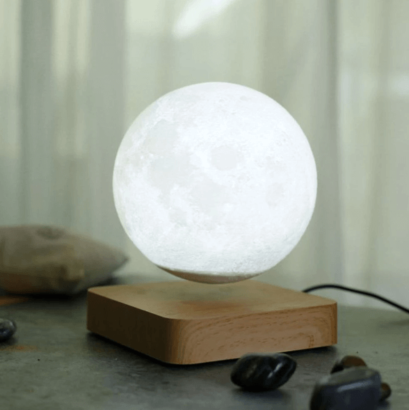 Floating moon night lamp