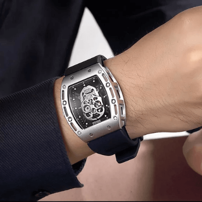 Pirat hodeskalle herreklokke