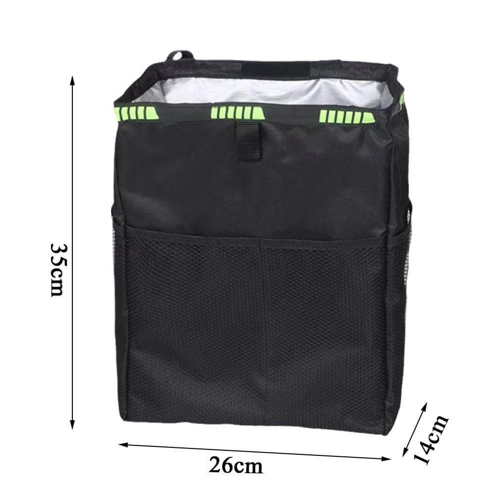 Foldable car garbage bag