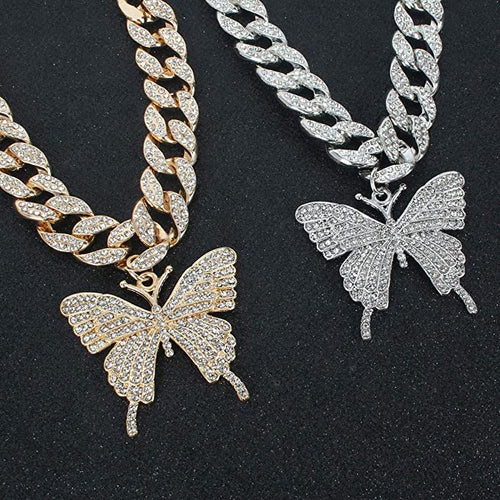 Butterfly Necklace Choker