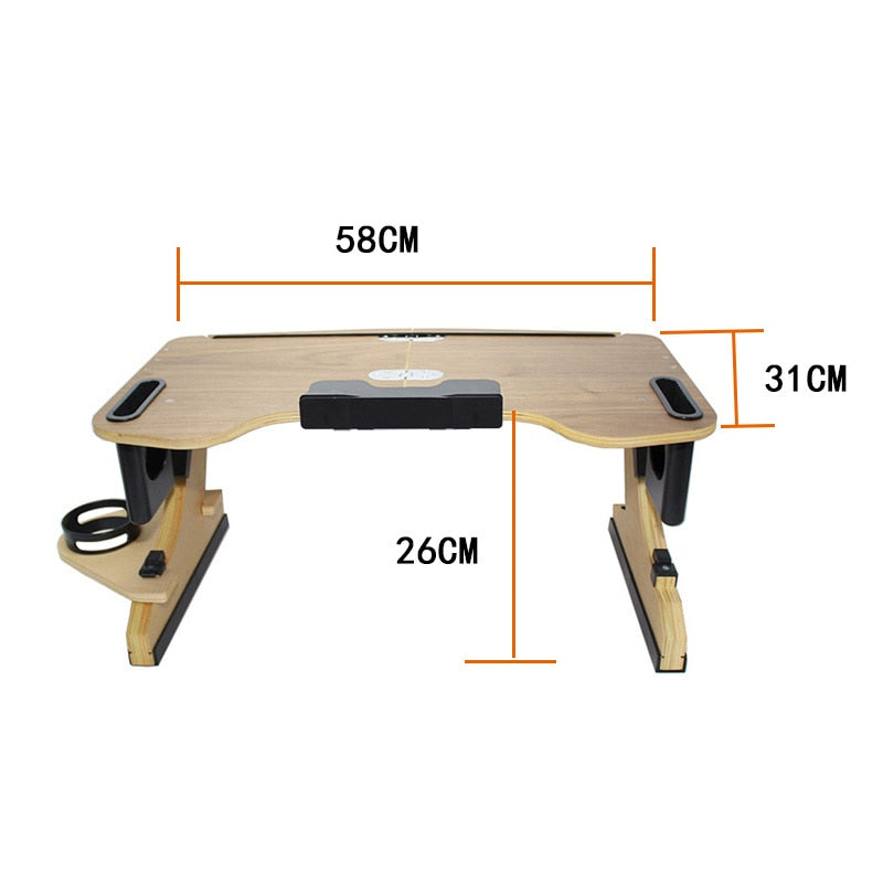 Adjustable Wooden Laptop Table