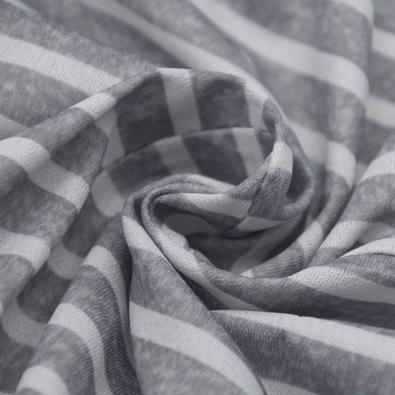 Stripet jumpsuit med vide ben og midjebelte for kvinner