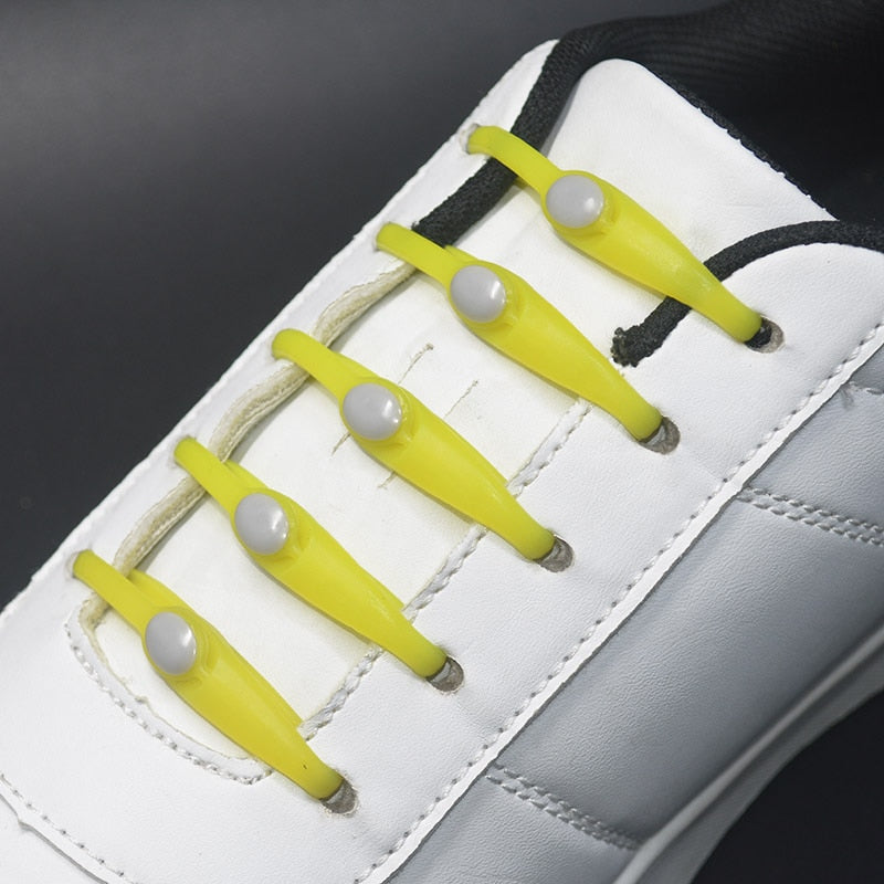 No-Tie Silicone Shoelaces (16 pieces/pack)