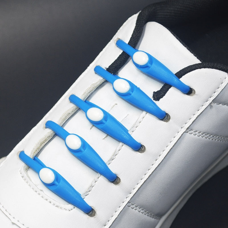 No-Tie Silicone Shoelaces (16 pieces/pack)