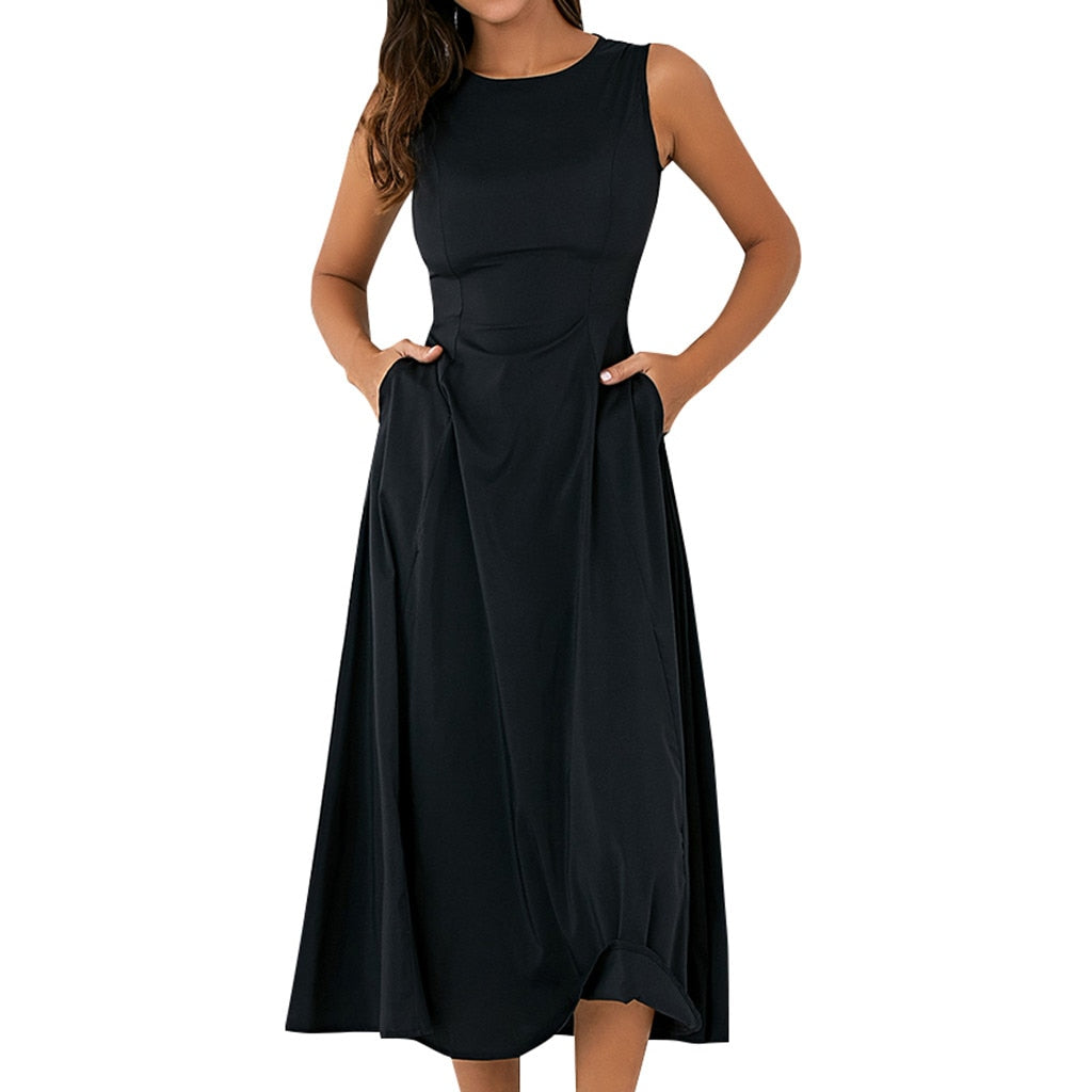 Sort stroppeløs bandagskjole