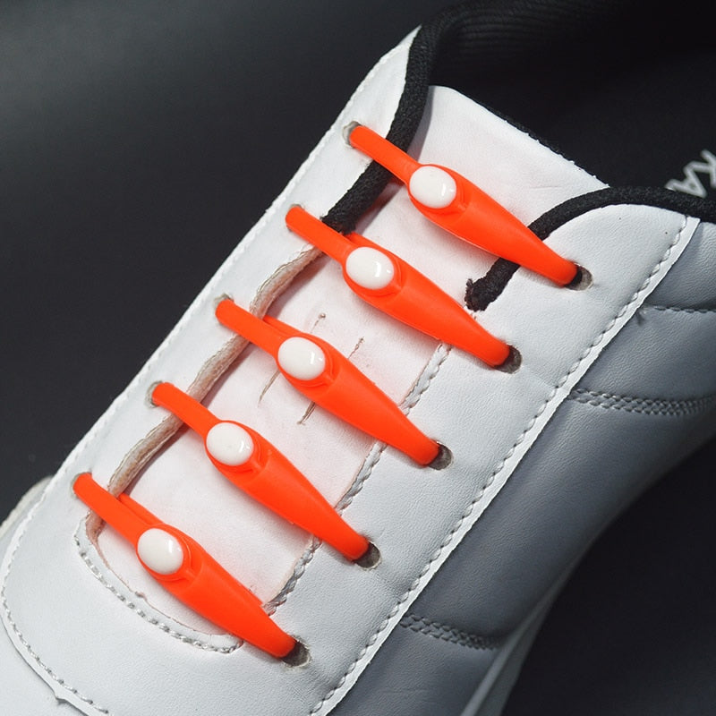 No-Tie Silicone Shoelaces (16 pieces/pack)