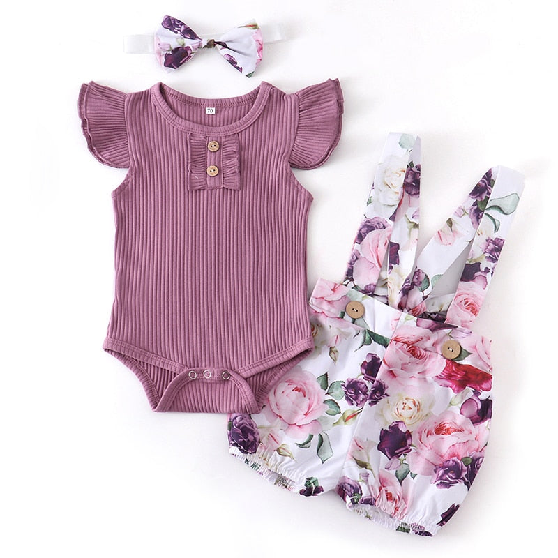 Spring Baby Outfit Set
