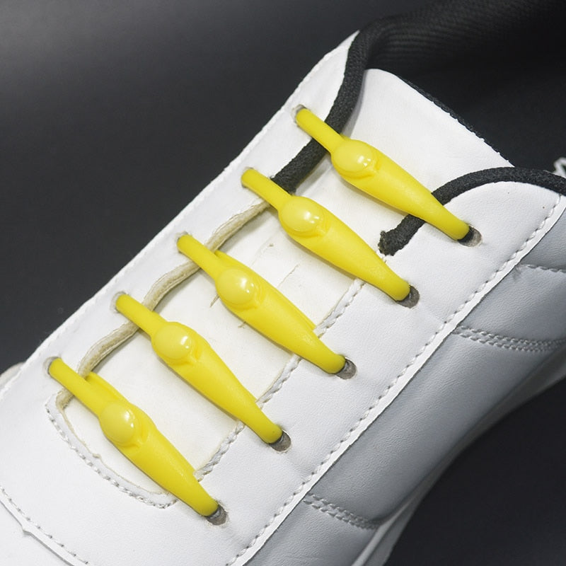 No-Tie Silicone Shoelaces (16 pieces/pack)