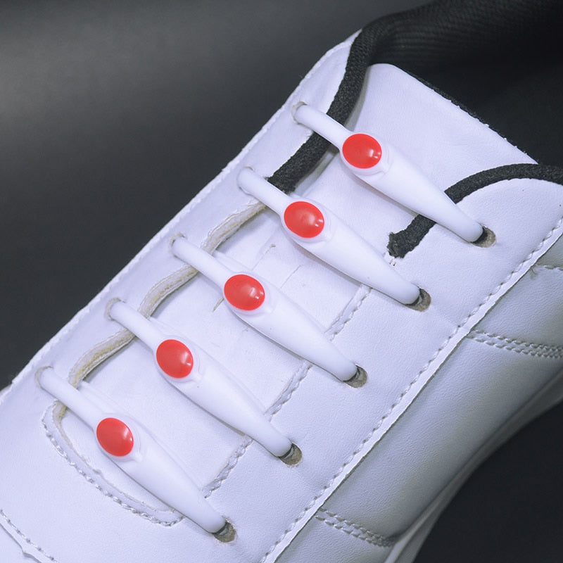 No-Tie Silicone Shoelaces (16 pieces/pack)