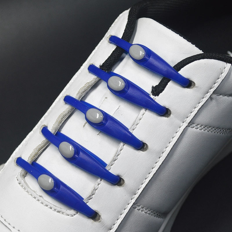 No-Tie Silicone Shoelaces (16 pieces/pack)