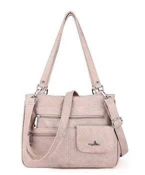 Håndveske med flere lommer for damer