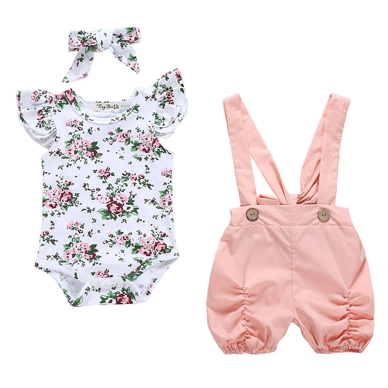 Spring Baby Outfit Set