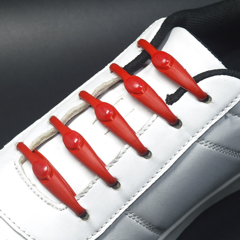 No-Tie Silicone Shoelaces (16 pieces/pack)
