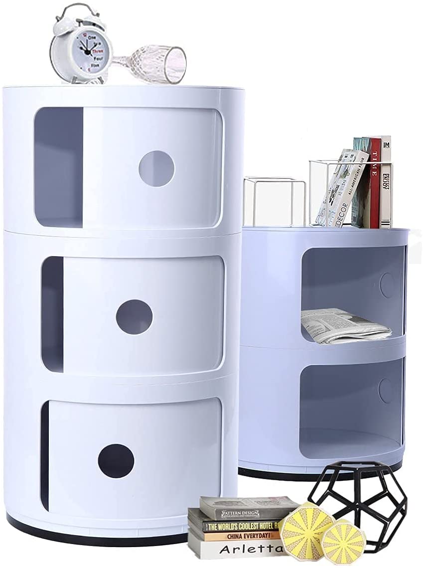 3 Layers Cylindrical Modern Cabinet