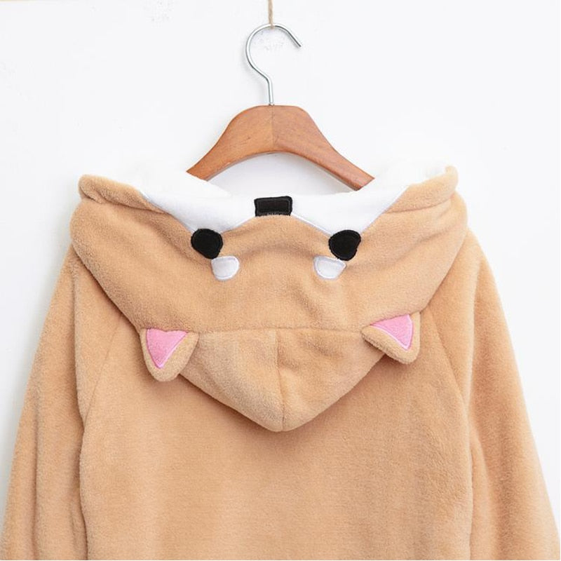 Shiba Inu Dog Cartoon Hoodie