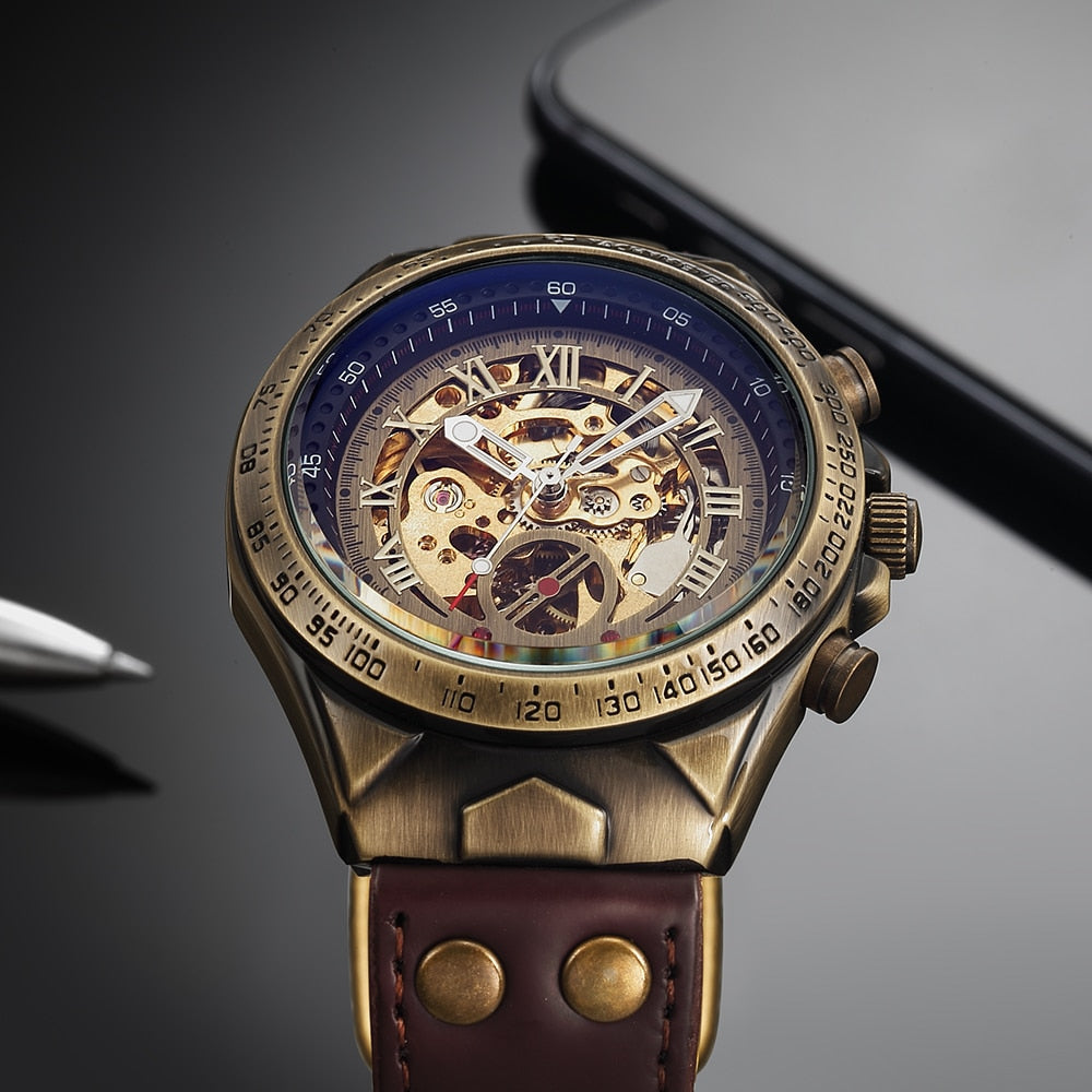 Steampunk Vintage Skeleton Watch