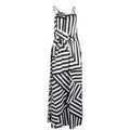 Sexy Boho Striped Maxi Dress