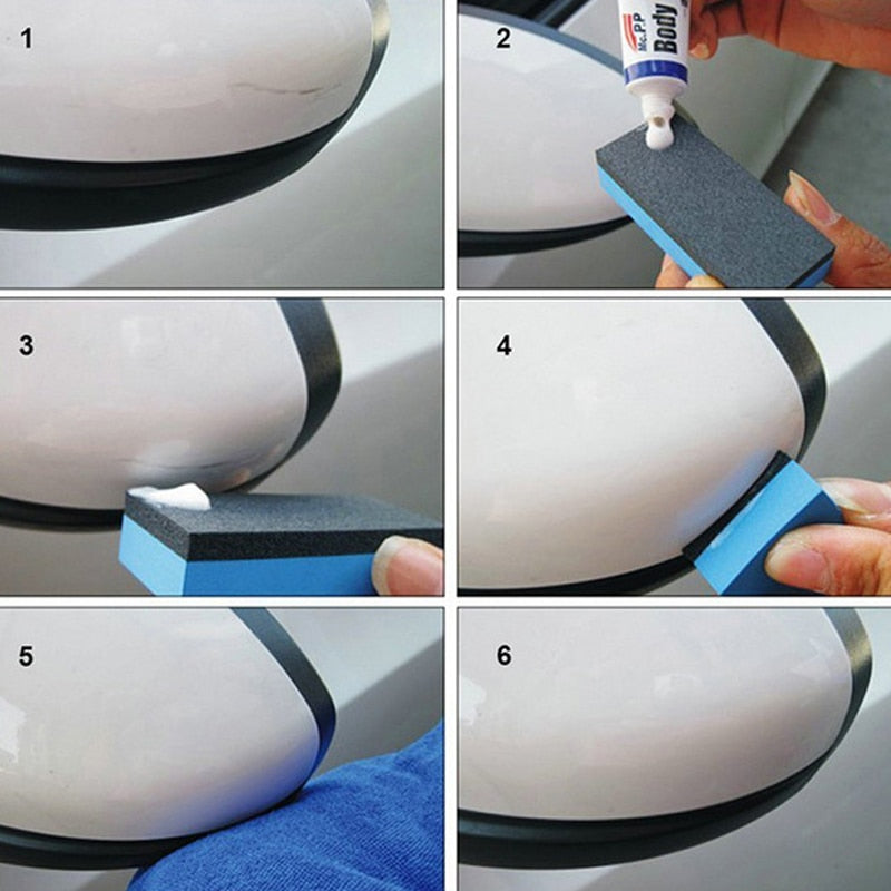 Mirakelsett for fjerning av billakkriper