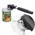 Stainless steel safe can opener