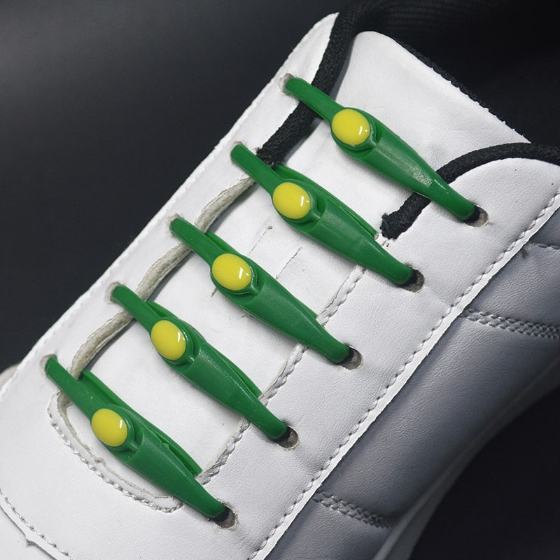 No-Tie Silicone Shoelaces (16 pieces/pack)