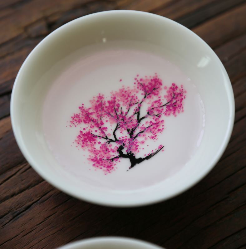 Magical Sakura Cherry Blossom Sake Cup