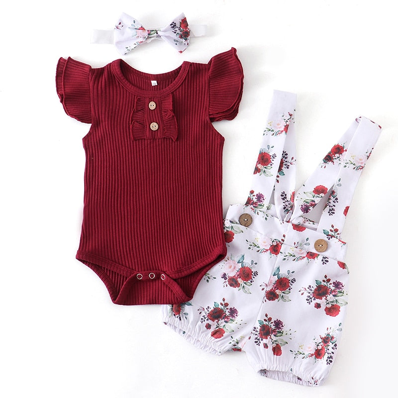 Spring Baby Outfit Set