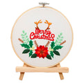 Merry Christmas Embroidery Set