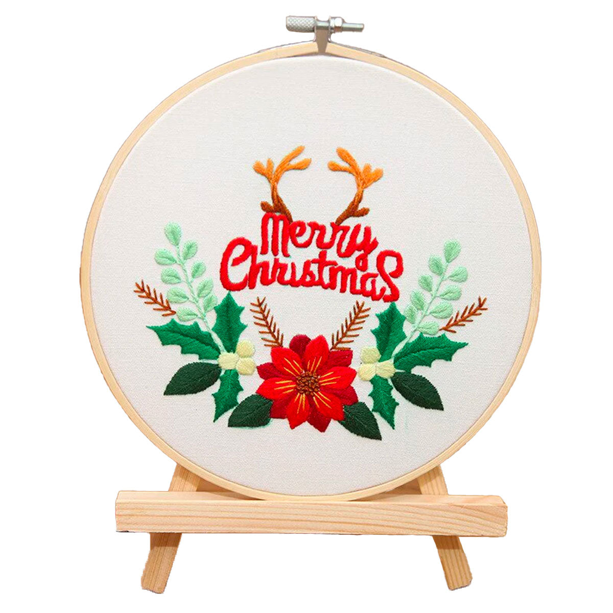 Merry Christmas Embroidery Set