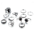 Bohemian Knuckle Rings Set