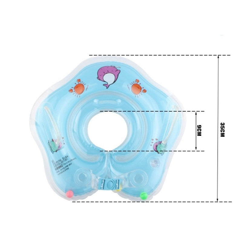 Baby neck swim ring float