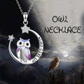 Never Give Up Wise Owl Necklace