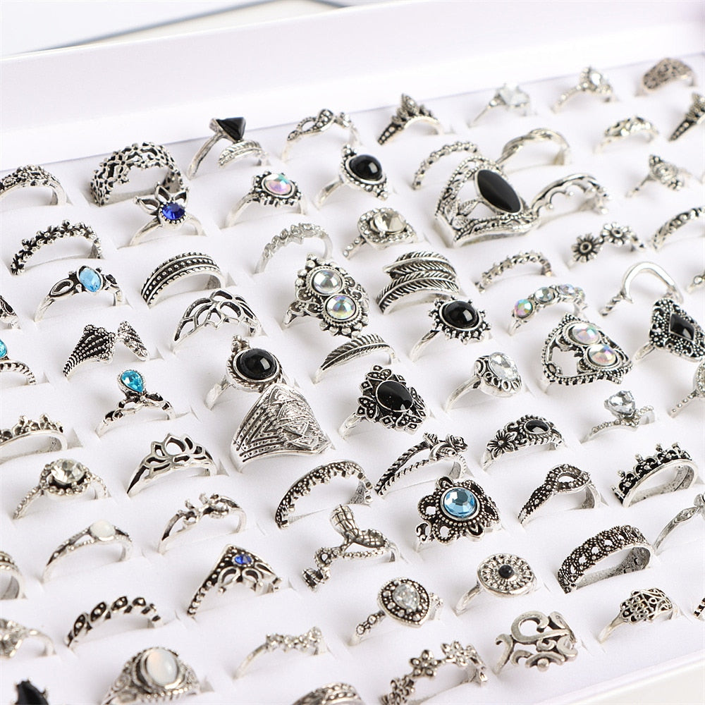 Bohemian Knuckle Rings Set