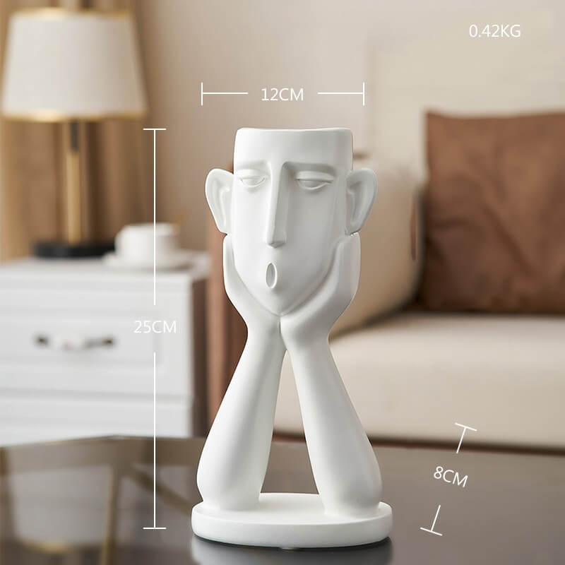 Sculptured Vase Home Decor