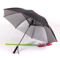 Umbrella with fan and water spray