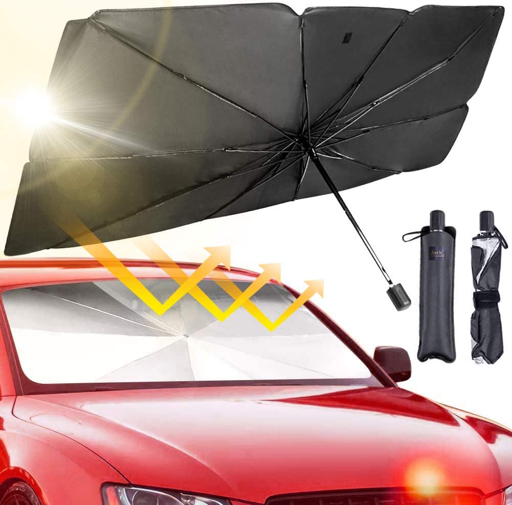 Automotive windshield sunshade